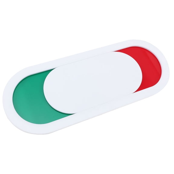 NICERIO Restroom Directional Sign White Acrylic for Public Places 1Pack