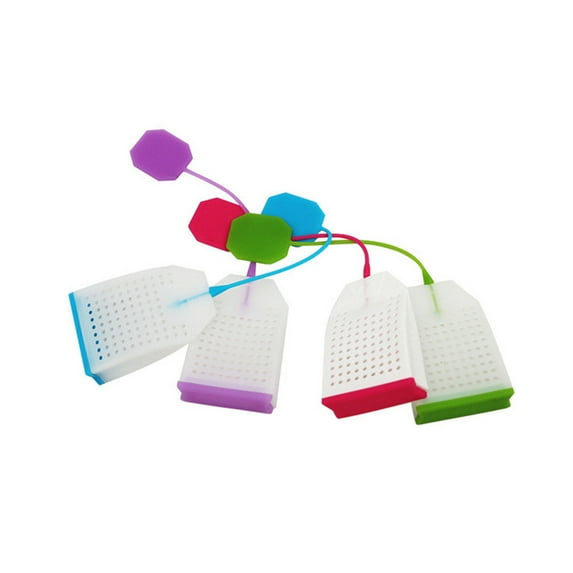 NICERIO Food Grade Silicone Tea Bag Infuser Reusable Tea Strainer for Cups Teapots