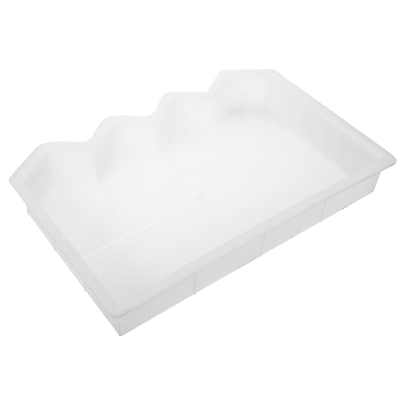 NICERIO Reusable White Concrete Mold for Garden Fence Brick Making and Landscape Edging