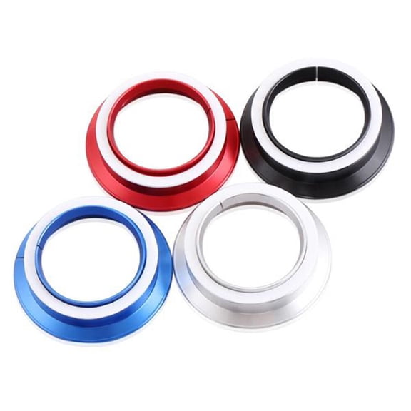NICERIO Round Luminous Key Hole Decal Car Accessories Interior Red For Car 1Pack