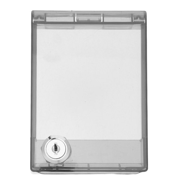 NICERIO Transparent Ac Controller Cover Lock Box for Wall with Easy Installation and Security
