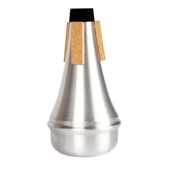NICERIO Trumpet Mute Silencer Aluminum Standard Cup Mute for Night Playing 1Pack
