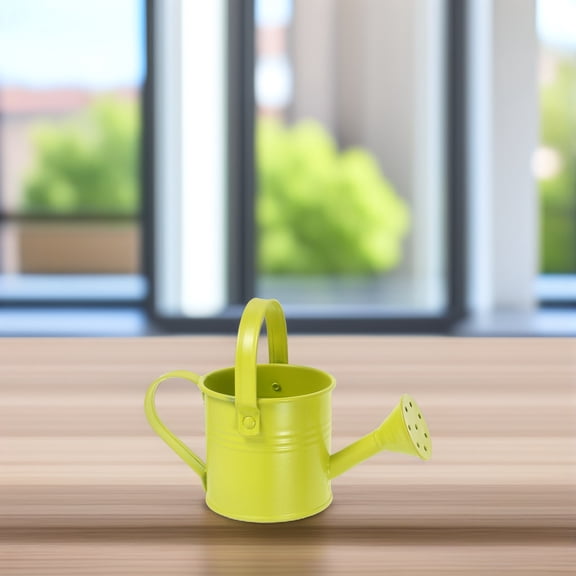 NICERIO Water Pail For Plants Watering Can Galvanized Green 1Pack