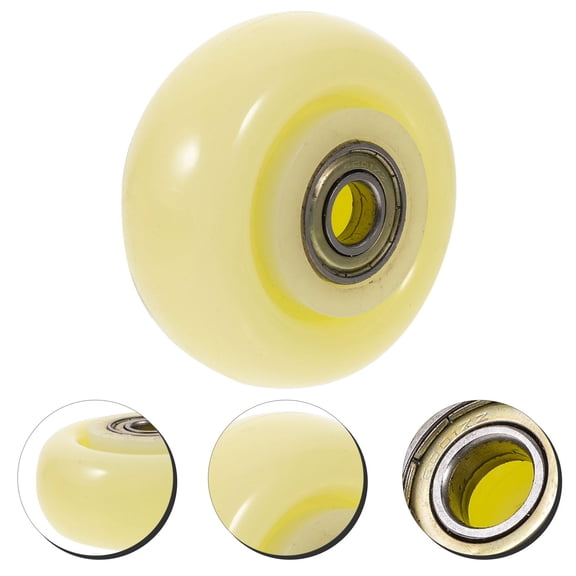 NICERIO Wear Resistant Nylon Cart Wheel Silent Caster for Warehouse and Factory Use