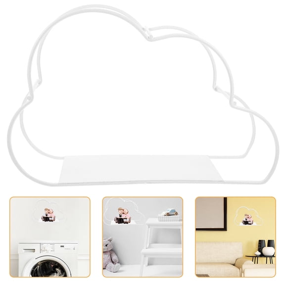 NICERIO White Iron Wire Magazine Organizer with Anticorrosive Finish for Home Or Office