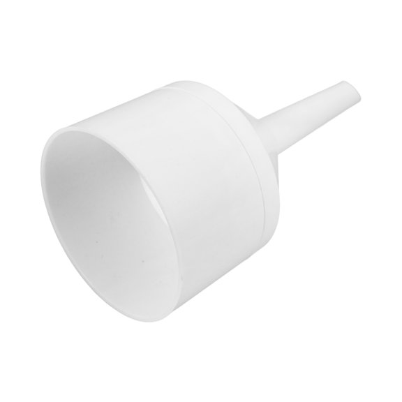 NICERIO White Plastic Filtration Funnel for Laboratory Applications and Kitchen Liquid Transfer