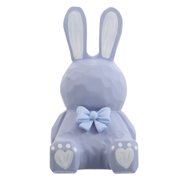 NICERIO Wooden Sky Blue Phone Stand with Bunny Shape for Desk Handsfree Smartphone Holder