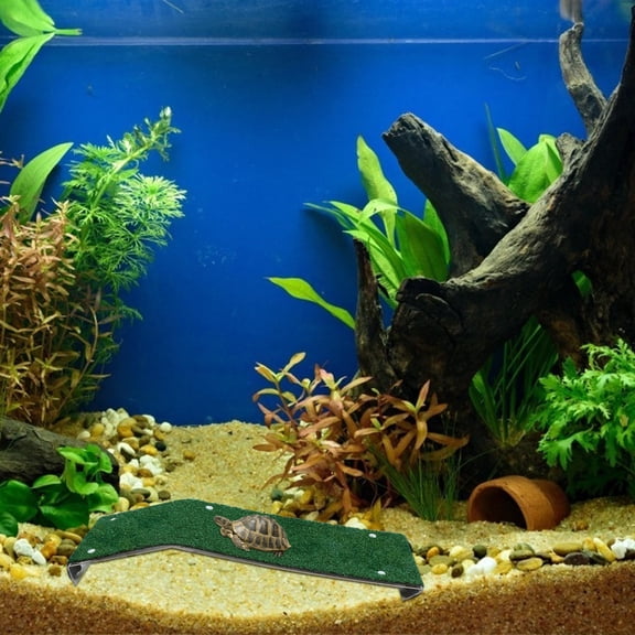 NICERIO deck tiles Climbing Platform Green 1Set for Feeding in Aquarium