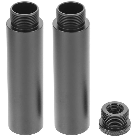 NICERIO 1Set Stable Aluminum Extension Rod for Microphone Desk Stand in Black