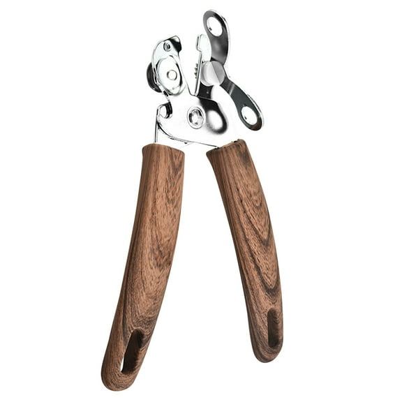 NICERIO Comfort Grip Manual Can Opener Stainless Steel Bottle and Tin Opener