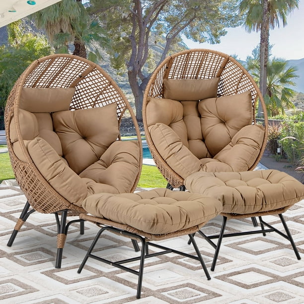NICESOUL Egg Chair for comfortable restaurant patio seating