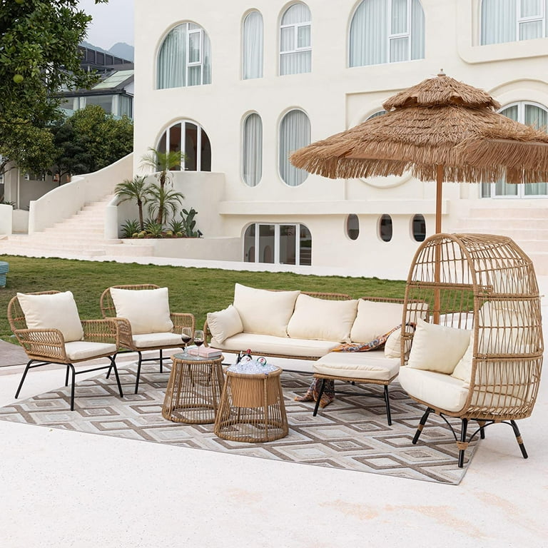 Cream wicker chair outlet