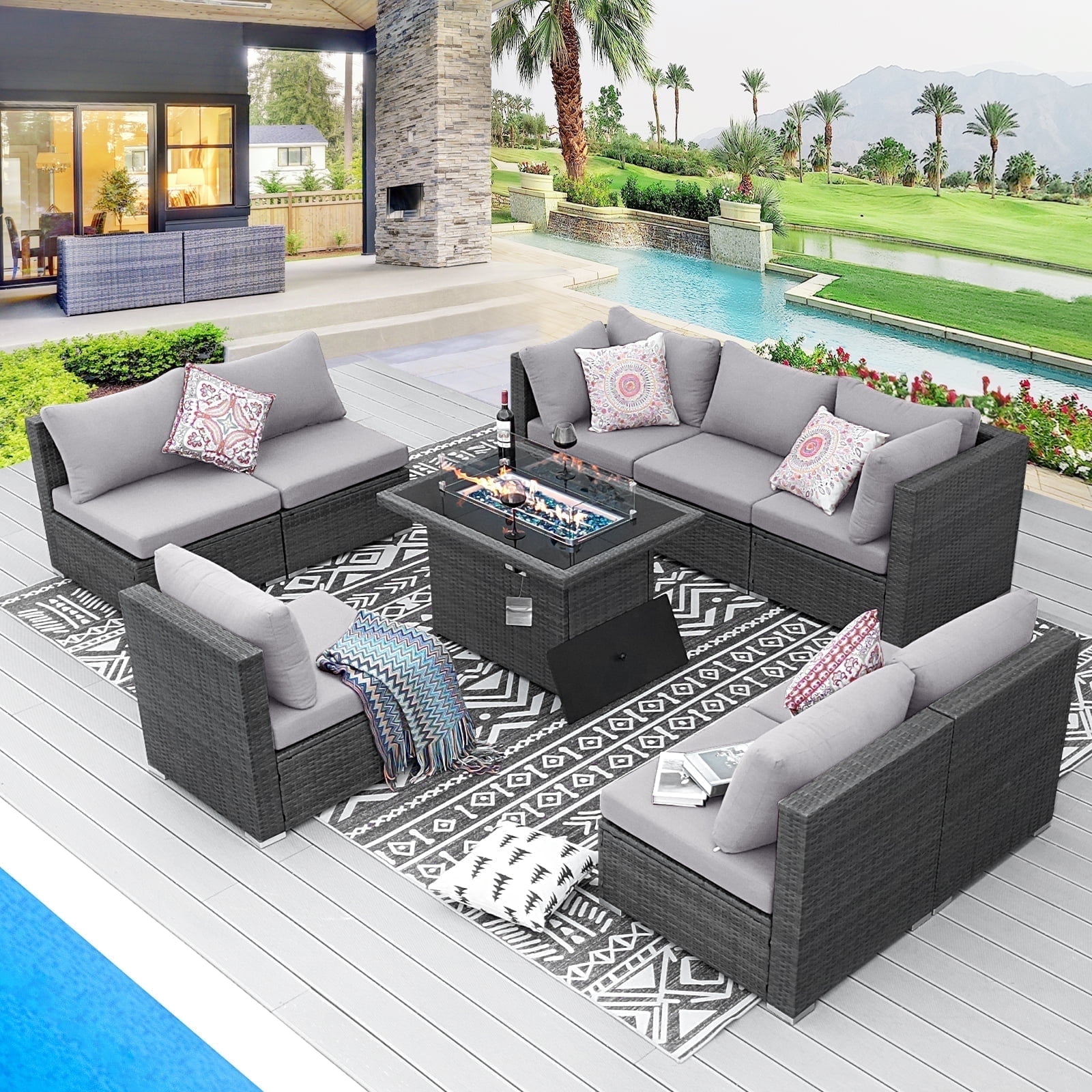 NICESOUL-9-Pcs-Outdoor-