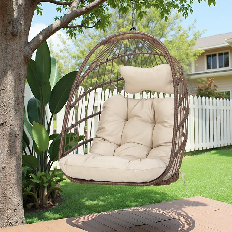 Hanging Egg Chair Hang A Swing From Ceiling NICESOUL Indoor Patio