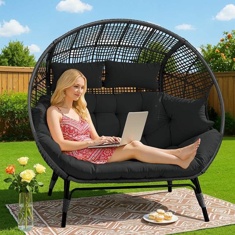 Lounge Chair Two Person Egg Chair Person Egg Swing Chair With