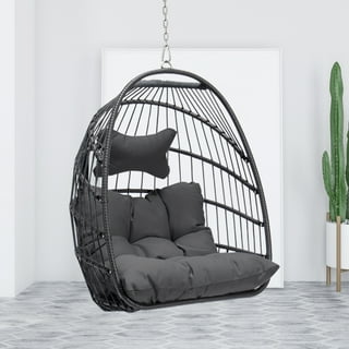 Outdoor Hanging Chairs in Patio Chairs Seating Off White