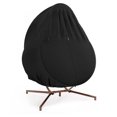 thumbnail image 1 of RADIATA Wicker Hanging Chair Cover for Large Oversized Double Swinging Egg Chair/Pod Chair-Outdoor Patio Hanging Basket Chair Cover with Zipper Waterproof All Weather Protection 80" x 91", 1 of 5