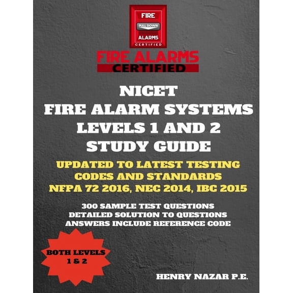 NICET Fire Alarm Systems Levels 1 & 2 Study Guide, (Paperback)