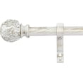 thumbnail image 1 of NICETOWN 1" White Curtain Rods, Adjustable Length 48 to 84 inch, Suitable for Living Room & Bedroom Curtains, White, Set of 1, 1 of 9