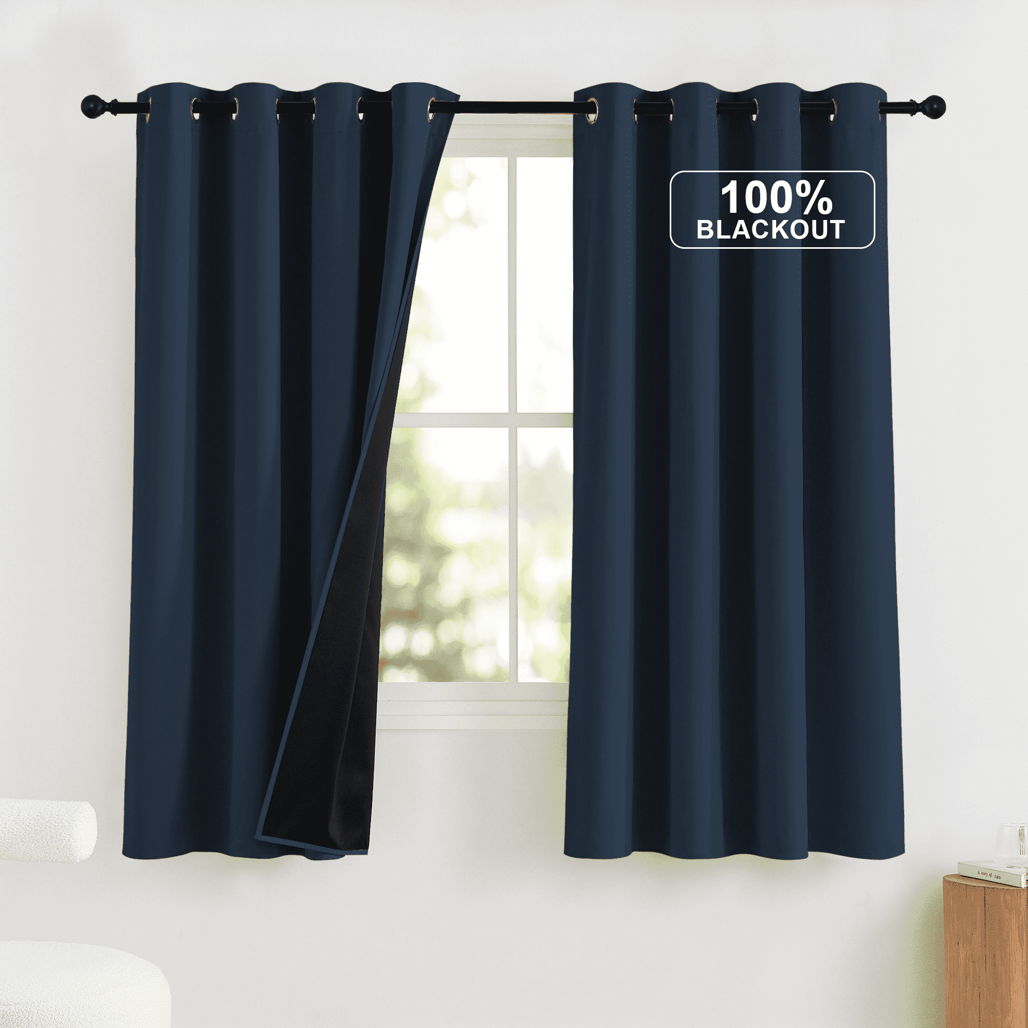 NICETOWN 100% Blackout Curtain, Full Blackout Curtains Thermal