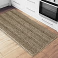 thumbnail image 1 of NICETOWN Bathroom Rug, Extra Soft Thick Absorbent Fluffy Chenille Bathroom Rug Mat, Large Size, Non Slip Bathroom Floor Mat Machine Washable Plush Rug for Bedroom (Taupe Brown, 60"x24"), 1 of 6