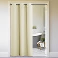 thumbnail image 1 of NICETOWN Blackout Curtain for Room Divider, Thermal Insulated Sound Reducing Grommet Divider Room Panel for Doorway, 1 Piece5ft Wide by 7ft Long,Beige, 1 of 6