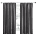 thumbnail image 1 of NICETOWN Blackout Curtains 63-inch Length for Kids Room Rod Pocket Grey Window Treatment Drapes, 2 Panels, 1 of 9