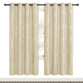 thumbnail image 1 of NICETOWN Blackout Curtains for Bedroom 108 Inches Long Room Darkening Grommet Curtains for Living Room Thermal Insulated Drapes, 52x108 inch, 2 Panels, 1 of 11