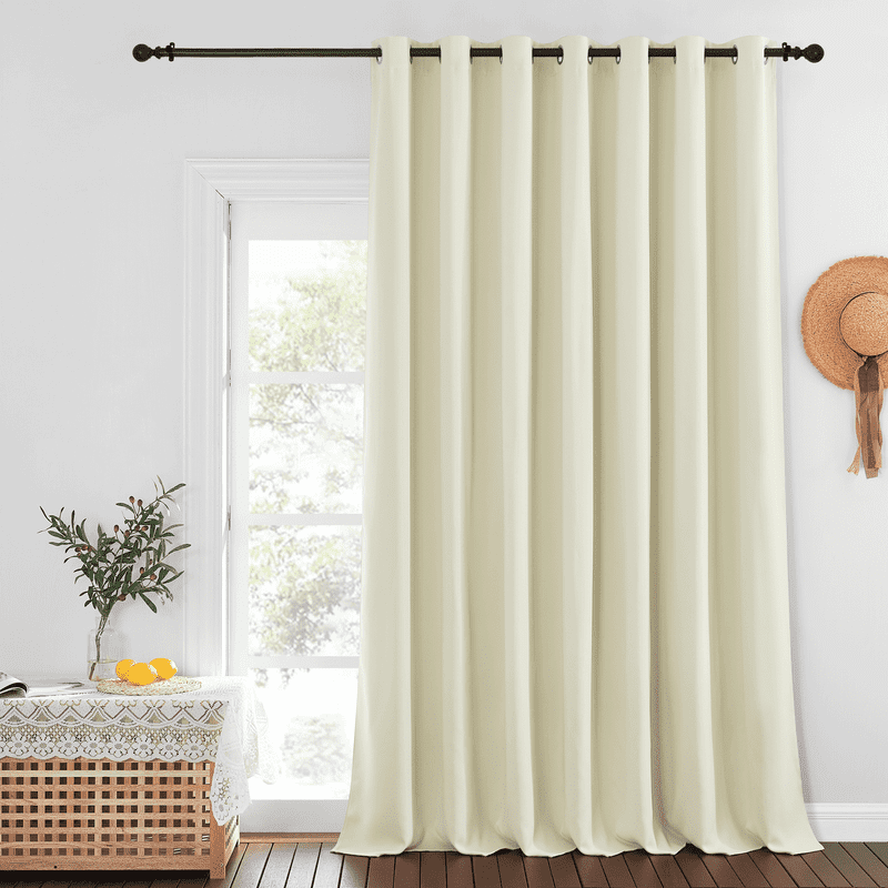 Sliding Backdrops NICETOWN Blackout Curtains Drapes, Total Privacy Thermal Efficiency ...