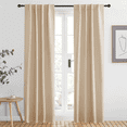 thumbnail image 1 of NICETOWN Blackout Curtains for Bedroom, Backtab and Rod Pocket Thermal Privacy Curtains for Winter, W34 x L84, 2 Panels, Biscotti Beige, 1 of 8
