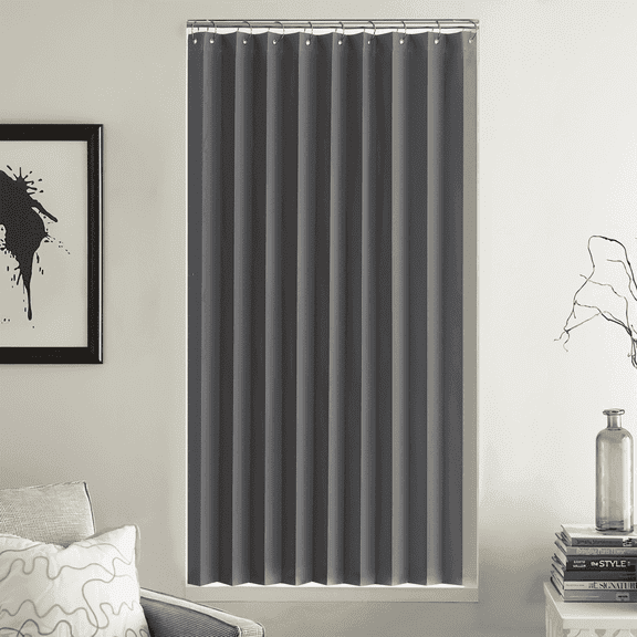 NICETOWN Blackout Door Curtain, Privacy Room Darkening Doorway Curtain Pleated Accordion Closet Curtain Energy Saving Room Divider Curtain for Home Office, 50"x63", 1 Panel, Grey