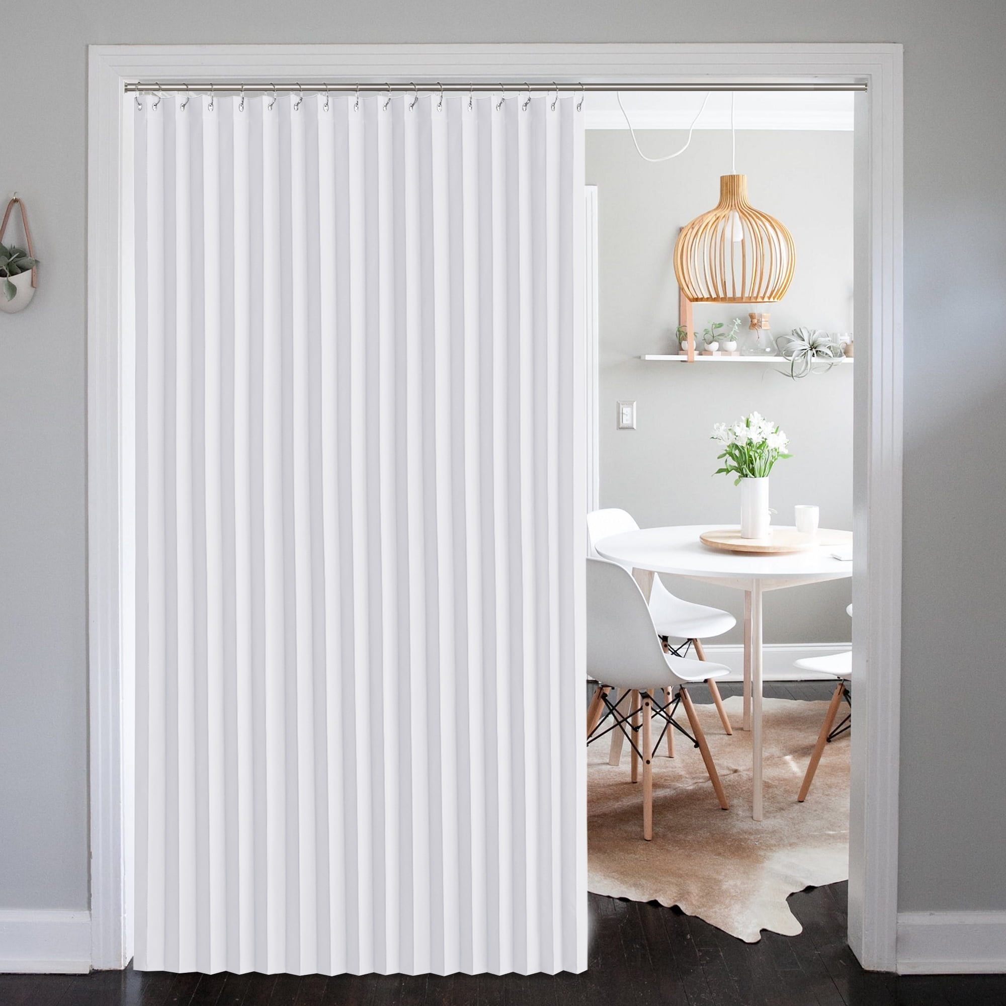 NICETOWN Blackout Room Divider Curtain, Accordion Style Door Curtain