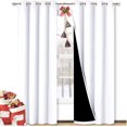 thumbnail image 1 of NICETOWN Contemporary Grommet 100% Blackout Kitchen Curtains, 52" x 84" 2 Panels, 1 of 7