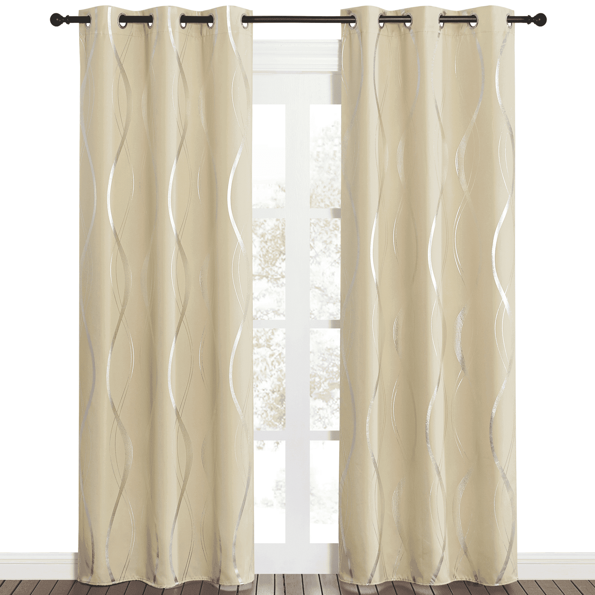 NICETOWN Blackout Curtains for Bedrooms 42x84 Inch 2 Panel Thermal ...