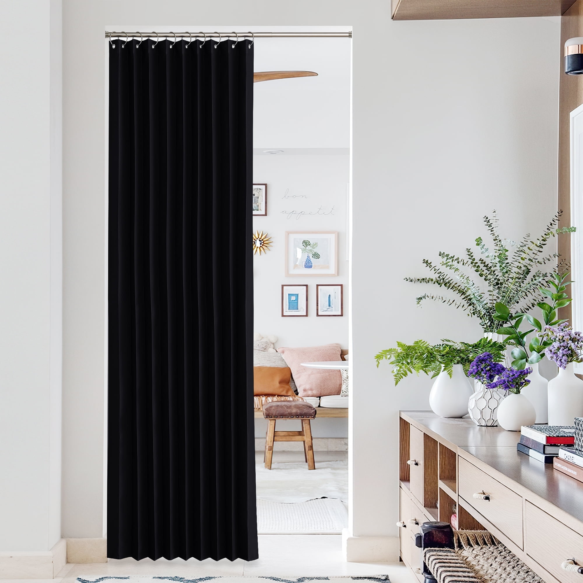 NICETOWN Door Curtain Closet Door, Accordion Style Door Curtain for