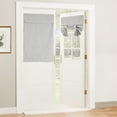 thumbnail image 1 of NICETOWN French Door Curtains, Linen Textured 100% Blackout Door Curtains Drapes Thermal Insulated Tricia Door Blinds for Glass Door Sliding Door, Light Grey, 30"x72", 1 Panel, 1 of 6