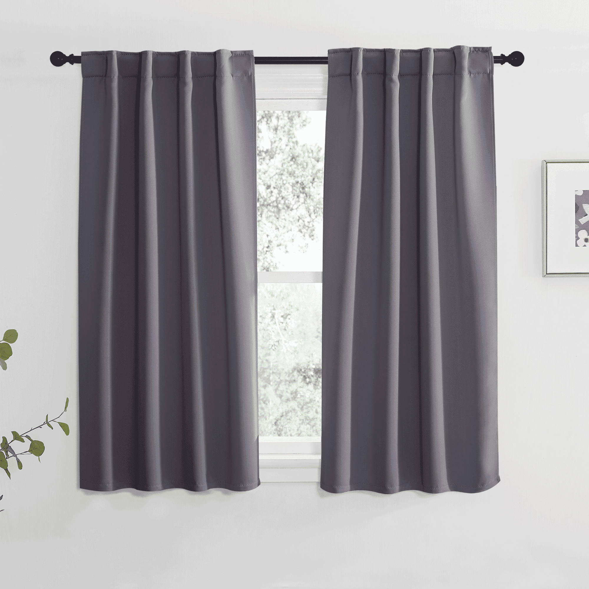 Grey Blackout Curtains For Bedroomnull