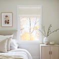 thumbnail image 1 of NICETOWN Linen French Door Curtain No Drill Roman Shades, Ivory Solid Cordless Light Filtering Blinds for Porch Glass Door, 26"x40", 1Pc, 1 of 8