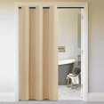 thumbnail image 1 of NICETOWN Patio Door Curtain Sound Blocking, Bedroom Privacy Room Divider Curtain Screen Partitions, Thermal Insulated Blackout Closet Sliding Door Curtain 1 Panel,5ft Wide by 8ft Long, Biscotti Beige, 1 of 8