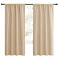 thumbnail image 1 of NICETOWN Room Darkening Curtains for Living Room Rod Pocket Blackout Curtains Drapes, 42"x72", Biscotti Beige, 2 Panels, 1 of 8
