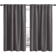 thumbnail image 1 of NICETOWN Short Length Blackout Curtains for Bedroom Back Tab and Rod Pocket Curtain Panels Window Treatments 42x40 inch, 2 Panels, Grey, 1 of 8