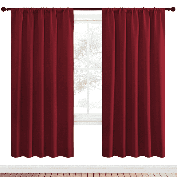Red 4591 Best Sellers Curtains Kitchen Drapes and Cafe Curtains