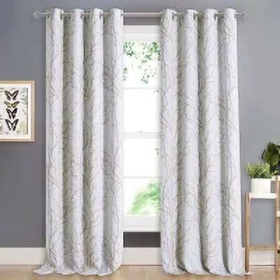 NICETOWN Grey Window Curtains for Bedroom - Home Decoration Thermal Insulat 52x84 Grey NICETOWN Blackout Curtains 4 Pair Unopened