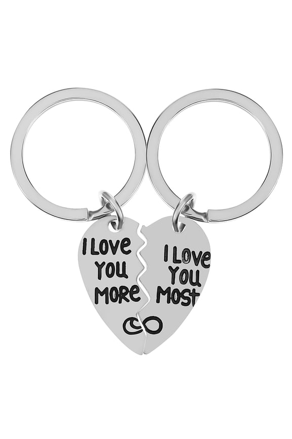 Premium Alloy Keychain Set for Couples and Friends, Matching Key and Accessories