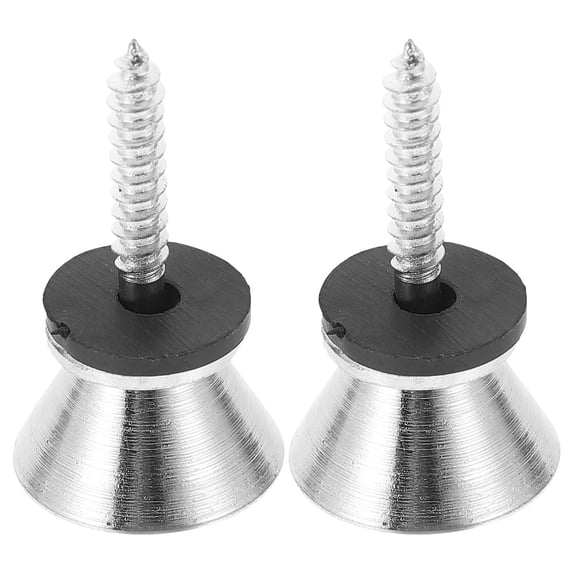 NICEXMAS Guitar Strap Nails Metal Guitar Strap Locks Random Color 1 Pair 0.5x0.5x0.4in