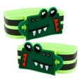 thumbnail image 1 of NICEXMAS 1Pair Green Reflective Camping Pant Leg Belt Elastic Adjustable Trouser Straps for Outdoor Activities, 1 of 5