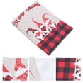 thumbnail image 1 of NICEXMAS Holiday Tablecloth Christmas Elements Assorted Color Linen Non-Woven Cheerful Party Atmosphere, 1 of 5