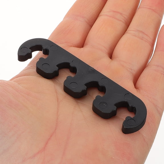 NICEXMAS 1 Set Car Spark Plug Wire Separators Black Plastic for Underhood Installation