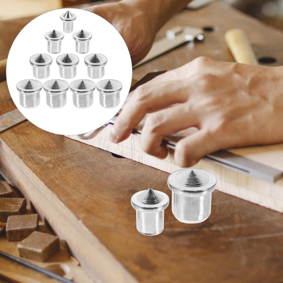 NICEXMAS Premium Steel Dowel Centering Pins for Woodworking, Easy to Use and Finish, 1 Set for Precise Joinery