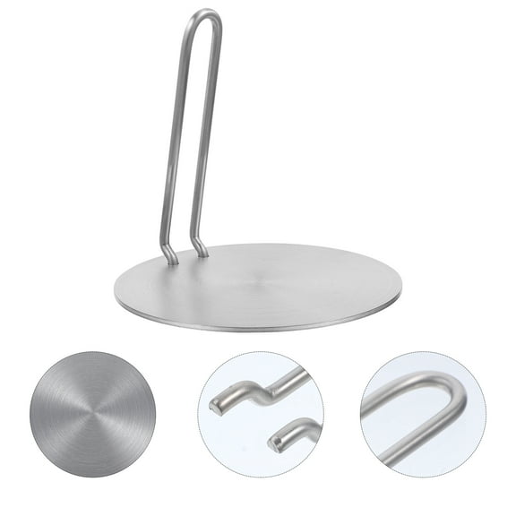NICEXMAS 1 Set Heat Diffuser Plate For Induction Cooktop And Gas Stove Square Stainless Steel